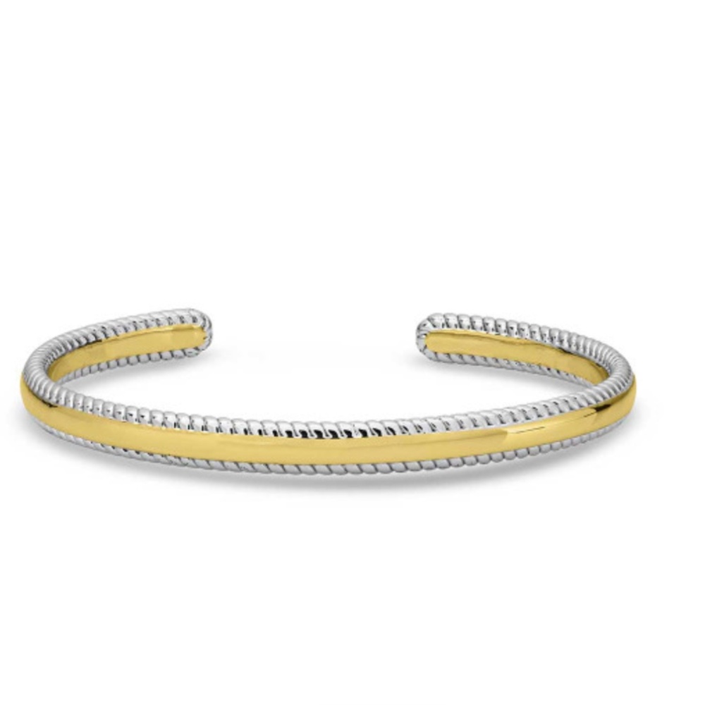 Two Toned Cuff Bracelet
